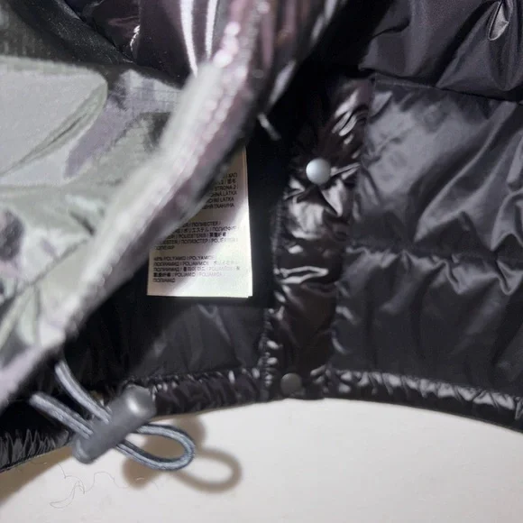 Fire+Ice Puffer Shiny Black A-Line Skirt - Picture 6 of 7